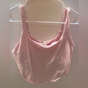 Pink Victoria Secrets Top With Inside Bra.